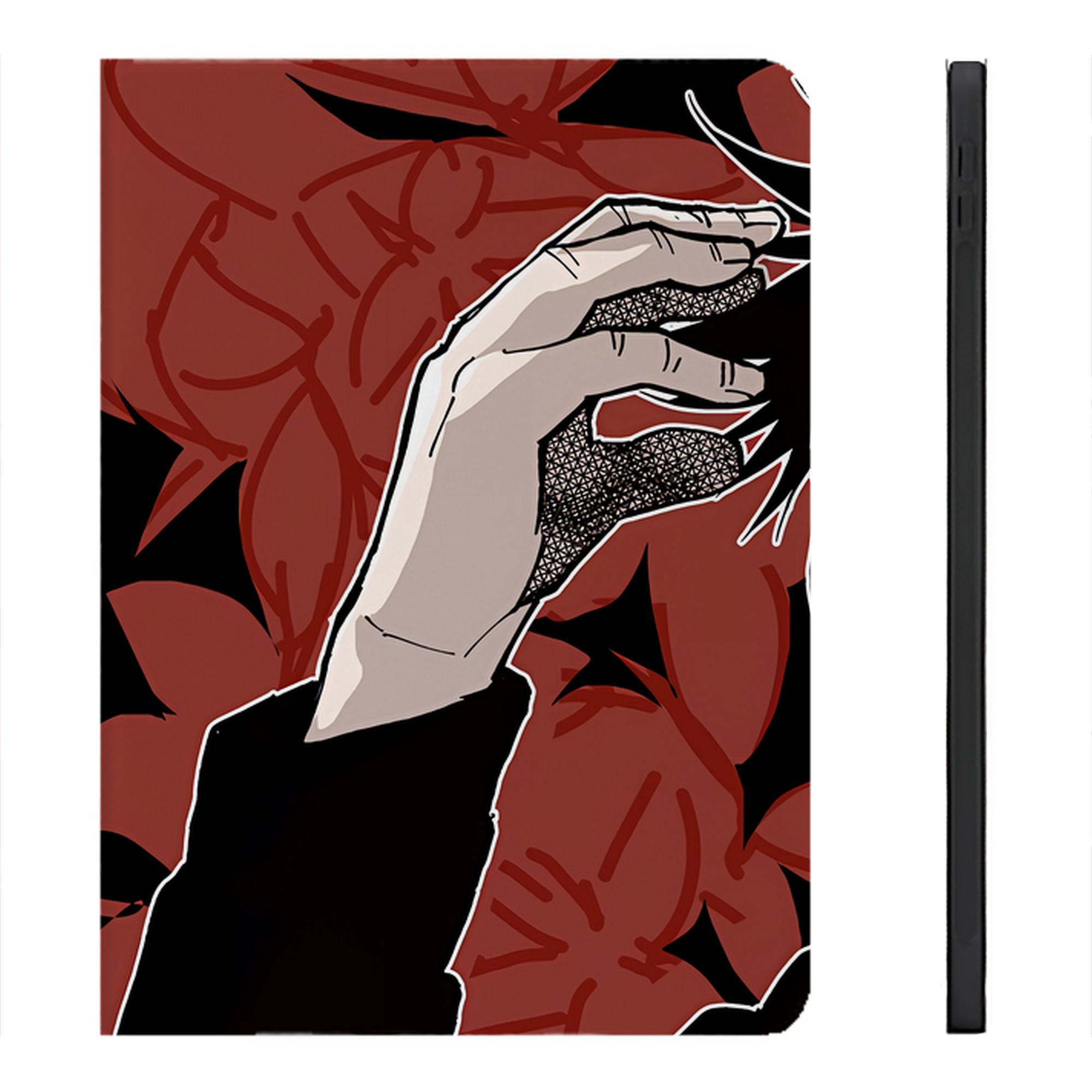 （画像用） 呪術廻戦 Jujutsu Kaisen IPadケース ペンホルダー付き ブックスタイルデザイン